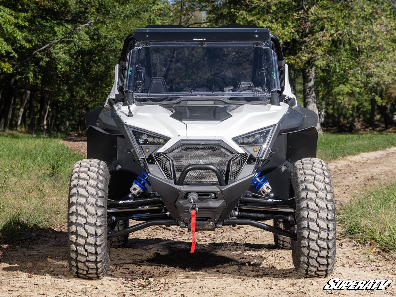 Photo of SuperATV Polaris RZR Turbo R MaxDrive Power Flip Windshield by SuperATV - Premium Windshields for UTVs / Side by Sides