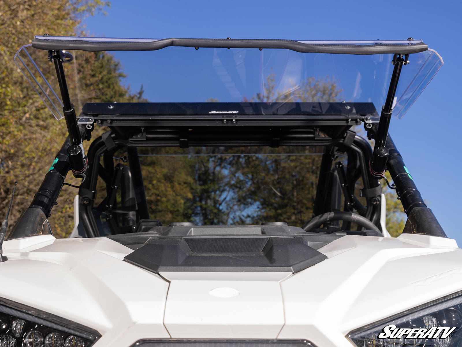 Photo of SuperATV Polaris RZR Turbo R MaxDrive Power Flip Windshield by SuperATV - Premium Windshields for UTVs / Side by Sides