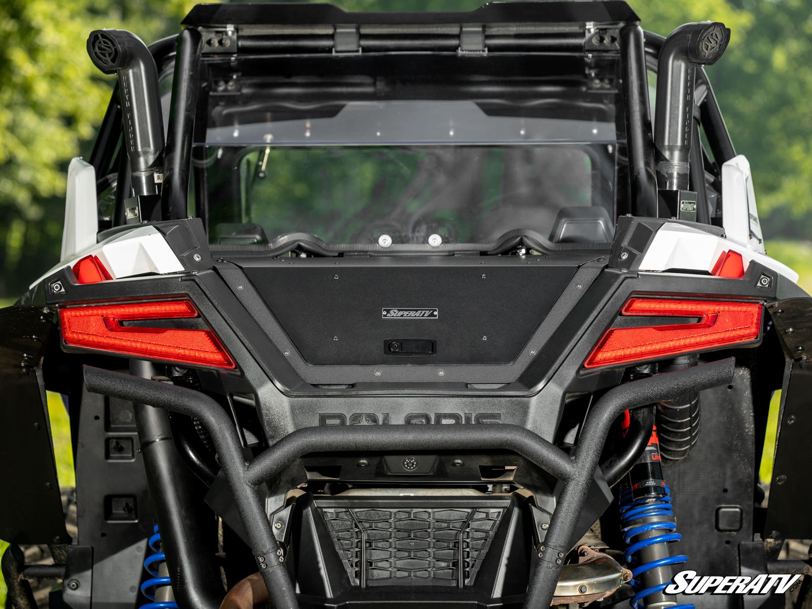 Photo of SuperATV Polaris RZR Turbo R Trunk Bed Enclosure by SuperATV - Premium Storage for UTVs / Side by Sides