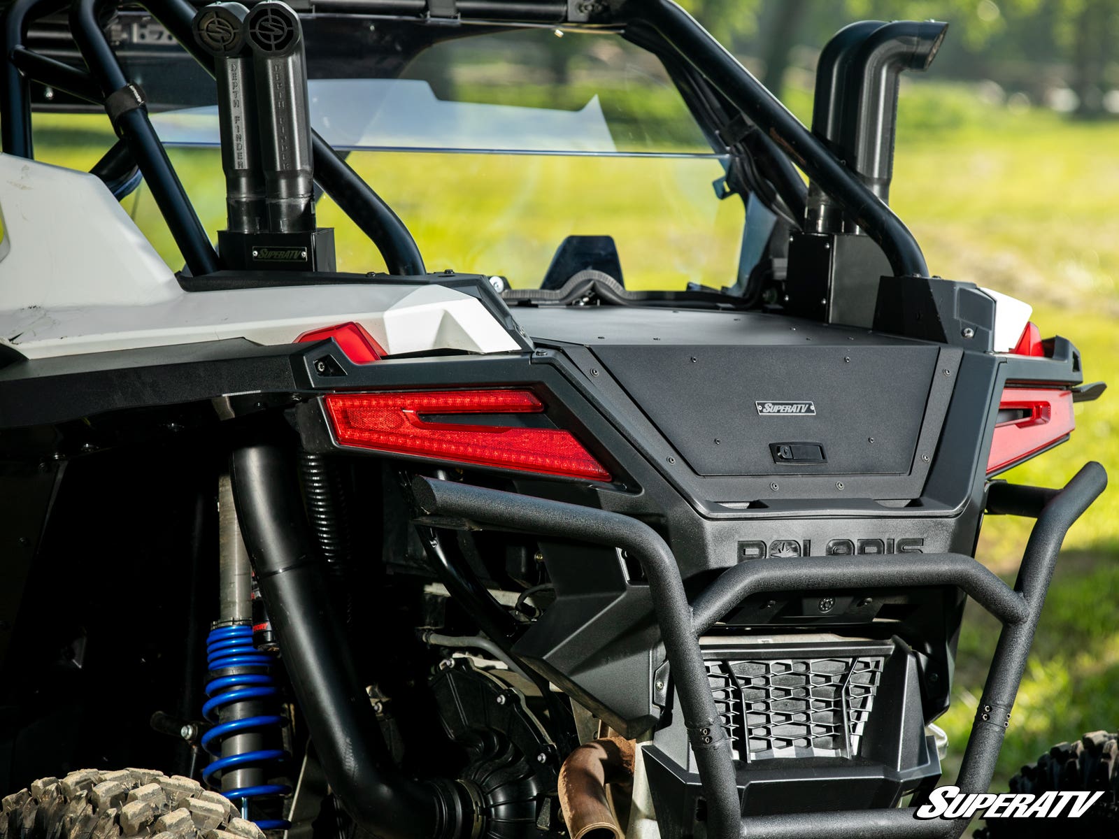 Photo of SuperATV Polaris RZR Turbo R Trunk Bed Enclosure by SuperATV - Premium Storage for UTVs / Side by Sides