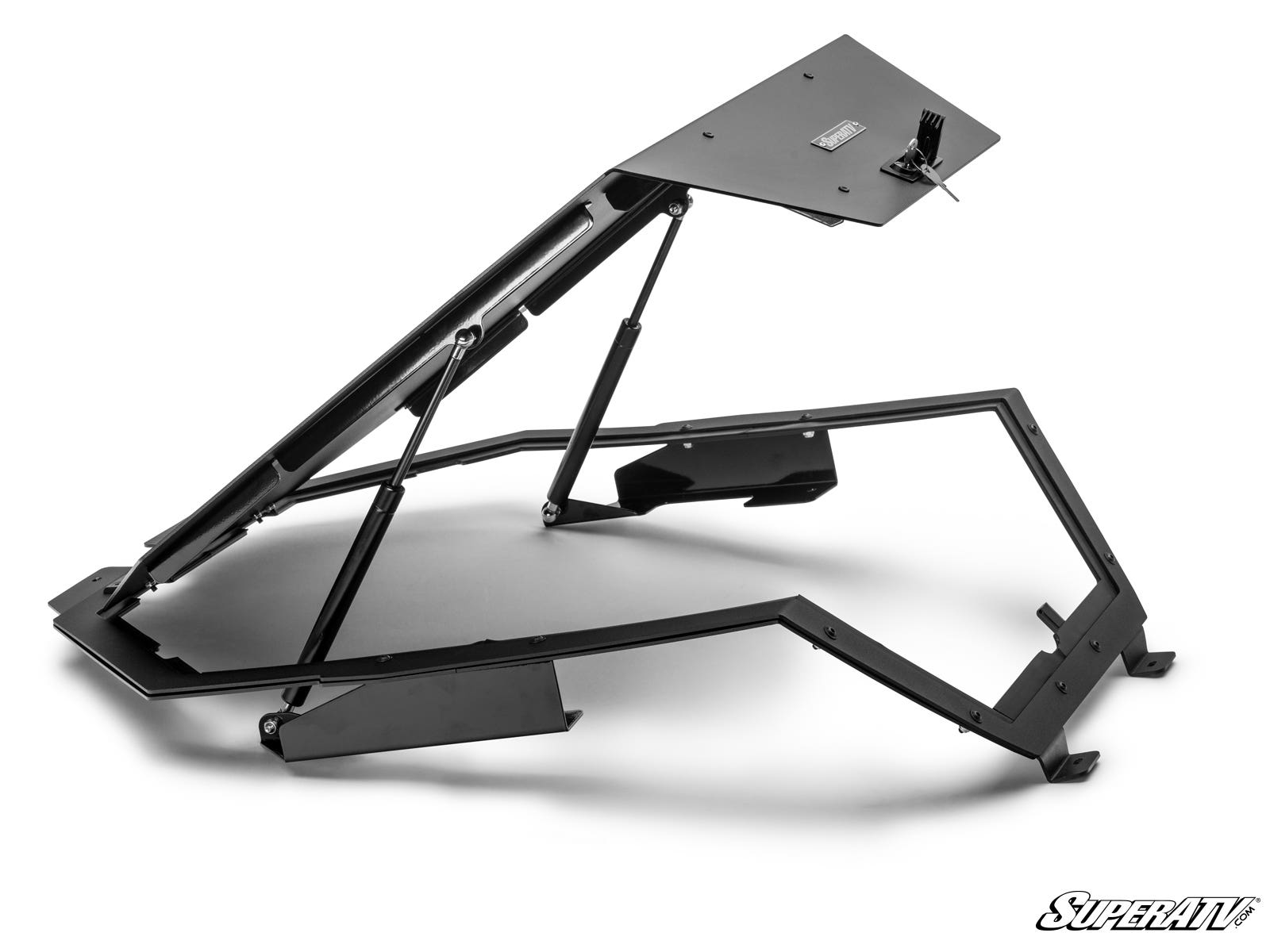 Photo of SuperATV Polaris RZR Turbo R Trunk Bed Enclosure by SuperATV - Premium Storage for UTVs / Side by Sides