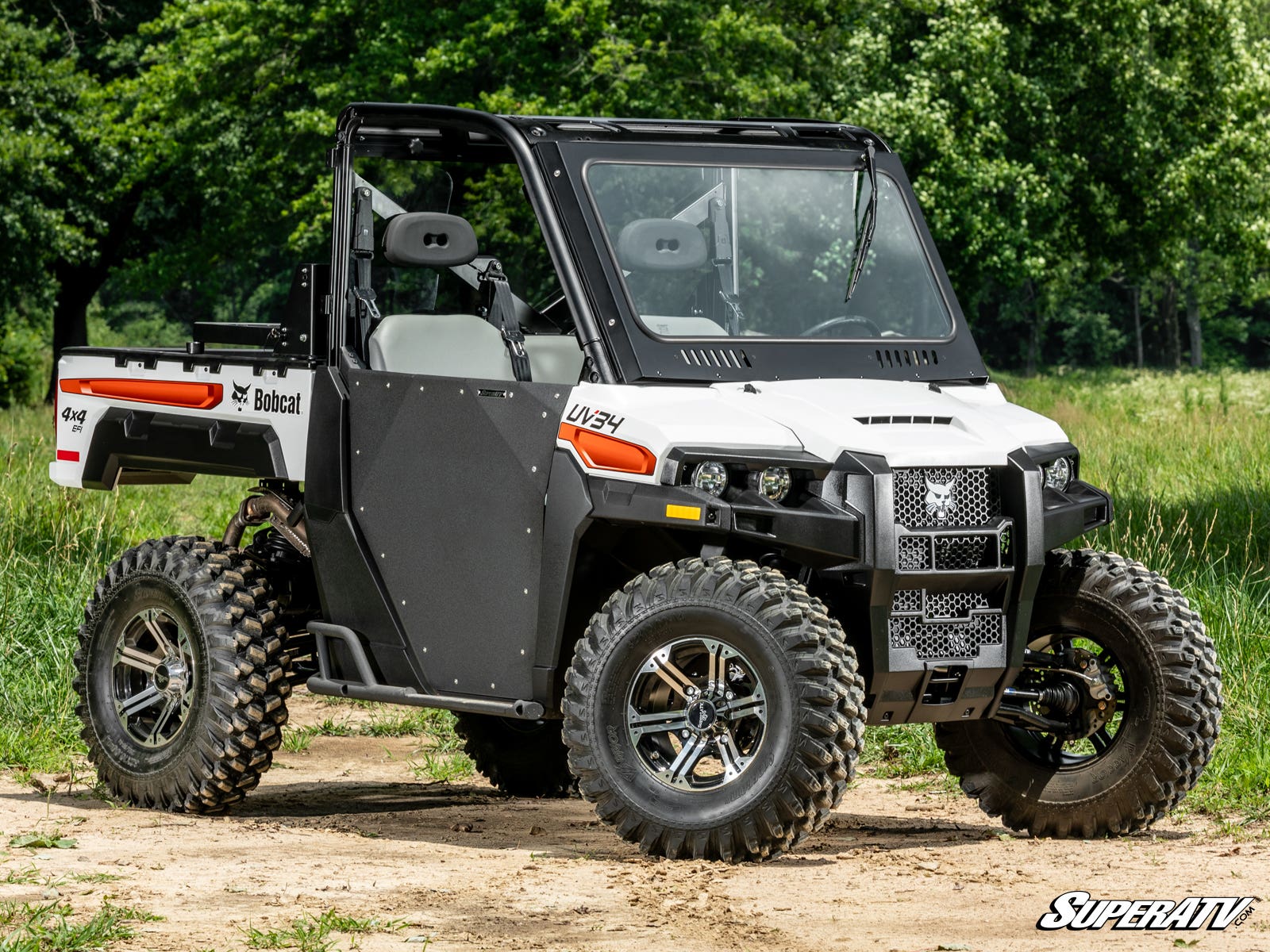 Photo of SuperATV Bobcat UV34 Glass Windshield by SuperATV - Premium Windshields for UTVs / Side by Sides