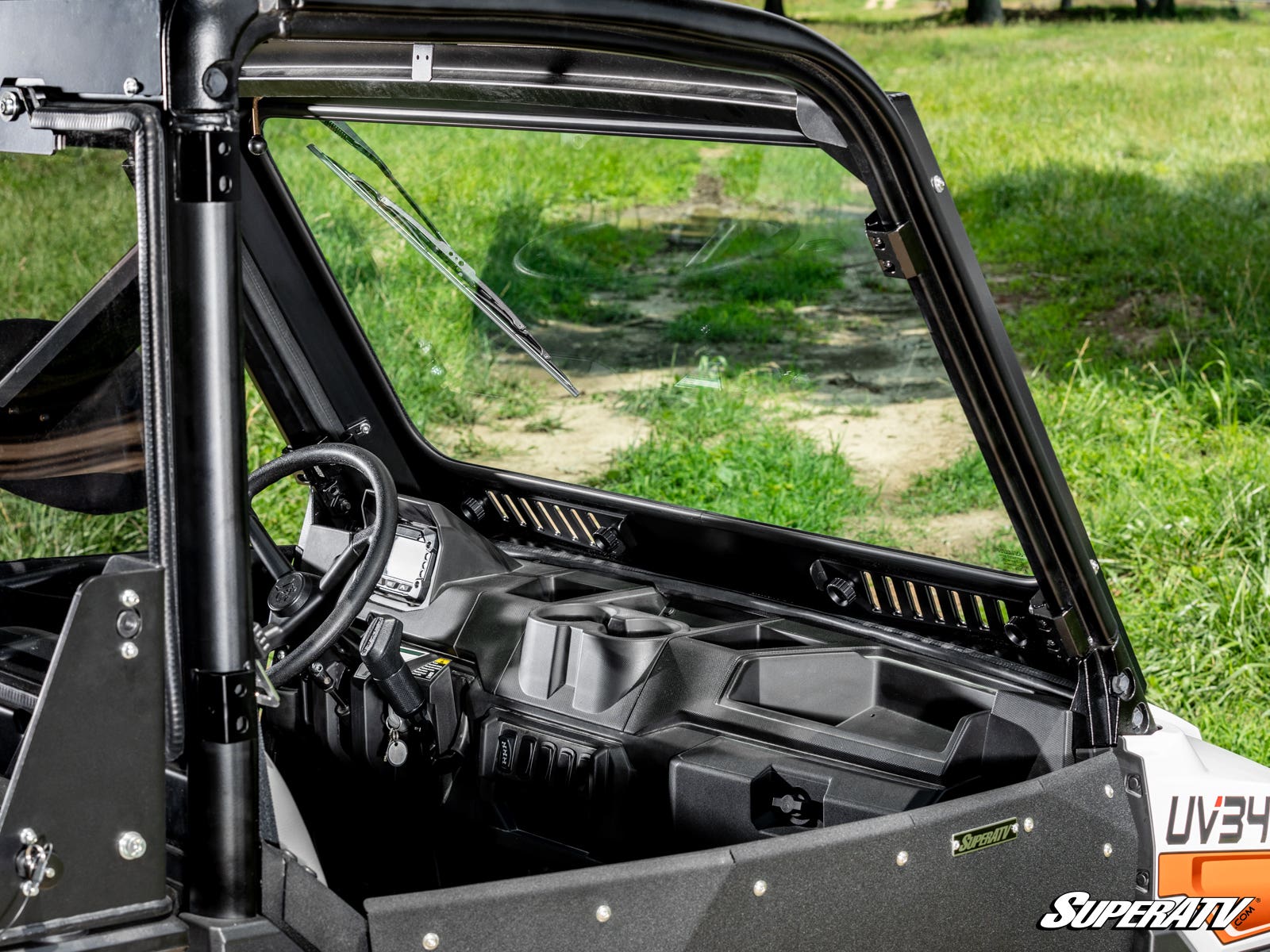 Photo of SuperATV Bobcat UV34 Glass Windshield by SuperATV - Premium Windshields for UTVs / Side by Sides