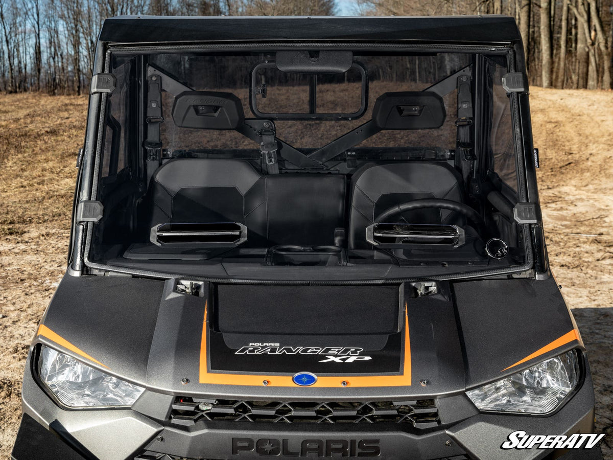 Polaris Ranger XP 900 Vented Full Windshield—Dark Tint Scratch-Resistant