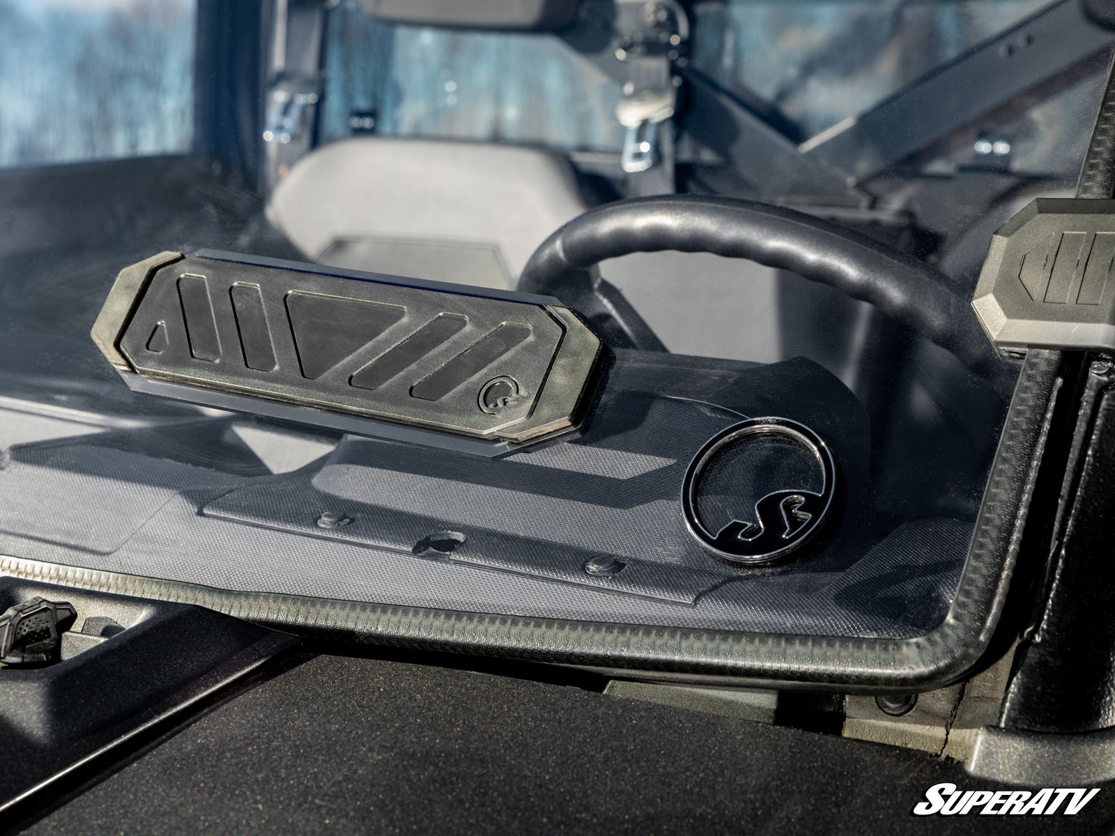 Photo of SuperATV Bobcat UV34 Vented Full Windshield by SuperATV - Premium Windshields for UTVs / Side by Sides