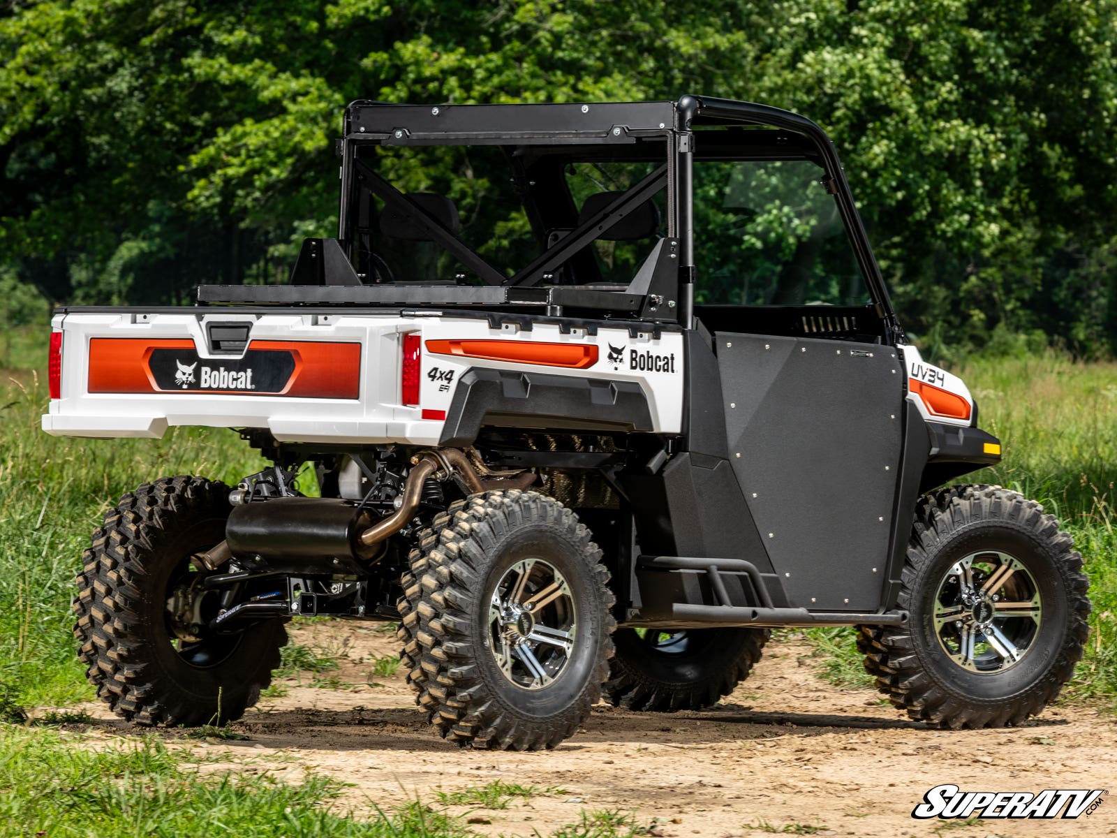Photo of SuperATV Bobcat UV34 Rear Windshield by SuperATV - Premium Windshields for UTVs / Side by Sides
