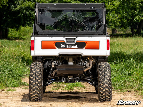 Photo of SuperATV Bobcat UV34 Rear Windshield by SuperATV - Premium Windshields for UTVs / Side by Sides