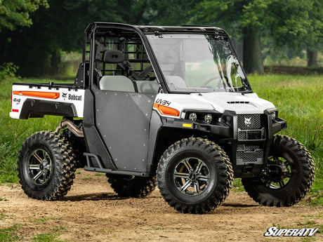 Photo of SuperATV Bobcat UV34 Scratch-Resistant Flip Windshield by SuperATV - Premium Windshields for UTVs / Side by Sides