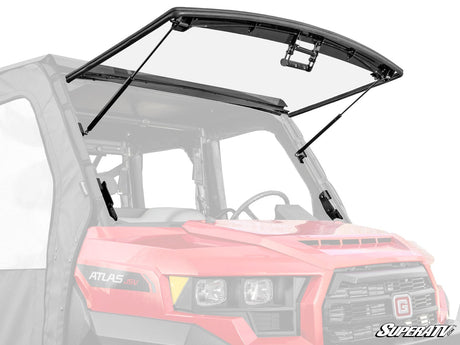 Photo of SuperATV Gravely Atlas JSV Scratch-Resistant Flip Windshield by SuperATV - Premium Windshields for UTVs / Side by Sides