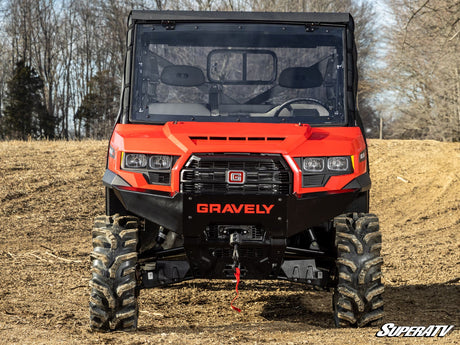 Photo of SuperATV Gravely Atlas JSV Scratch-Resistant Flip Windshield by SuperATV - Premium Windshields for UTVs / Side by Sides