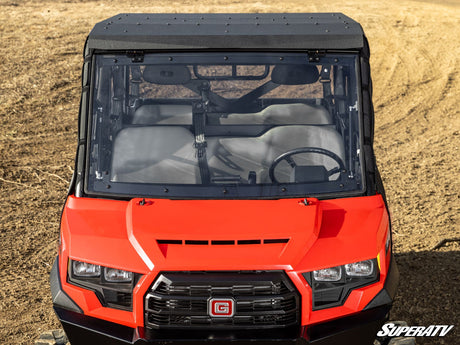 Photo of SuperATV Gravely Atlas JSV Scratch-Resistant Flip Windshield by SuperATV - Premium Windshields for UTVs / Side by Sides