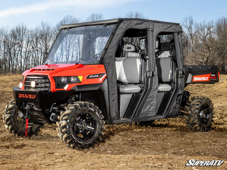 Photo of SuperATV Gravely Atlas JSV Scratch-Resistant Flip Windshield by SuperATV - Premium Windshields for UTVs / Side by Sides
