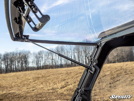 Photo of SuperATV Gravely Atlas JSV Scratch-Resistant Flip Windshield by SuperATV - Premium Windshields for UTVs / Side by Sides