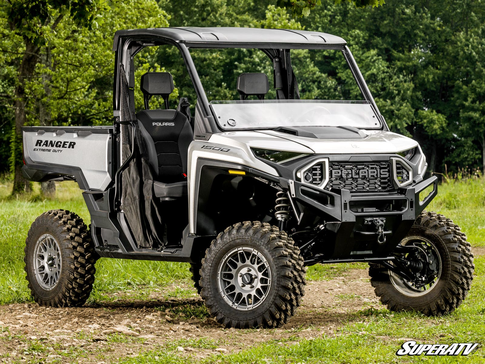Photo of SuperATV Polaris Ranger XD 1500 Half Windshield by SuperATV - Premium Windshields for UTVs / Side by Sides