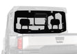 Polaris Ranger XD 1500 Glass Sliding Rear Windshield