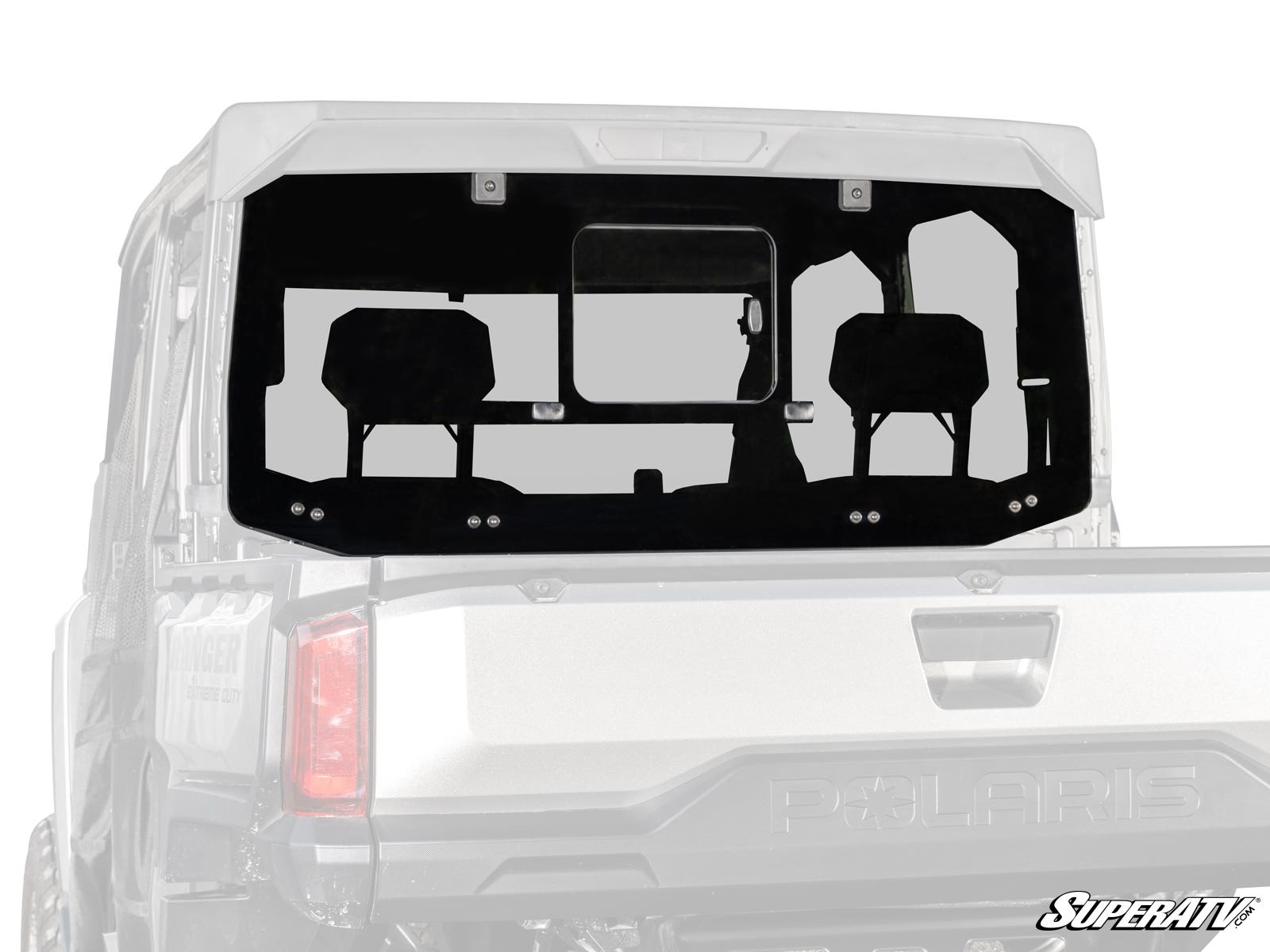 Photo of SuperATV Polaris Ranger XD 1500 Glass Sliding Rear Windshield by SuperATV - Premium for UTVs / Side by Sides