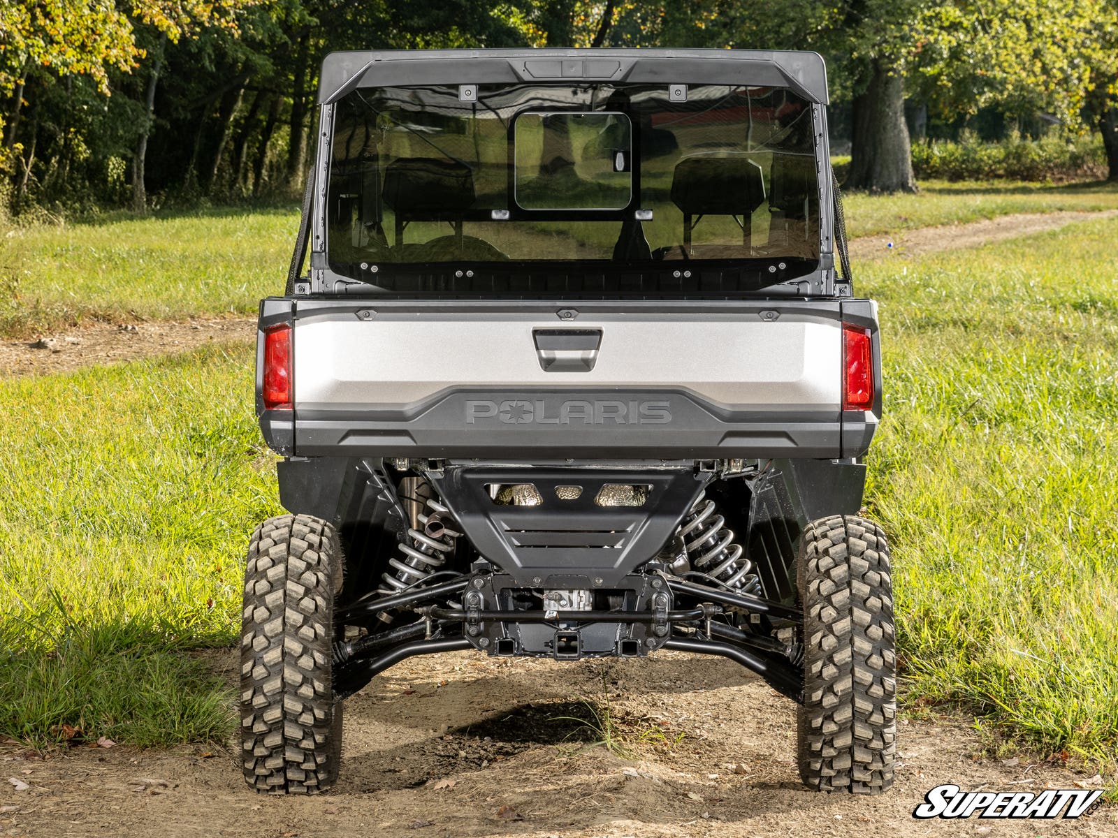 Photo of SuperATV Polaris Ranger XD 1500 Glass Sliding Rear Windshield by SuperATV - Premium for UTVs / Side by Sides