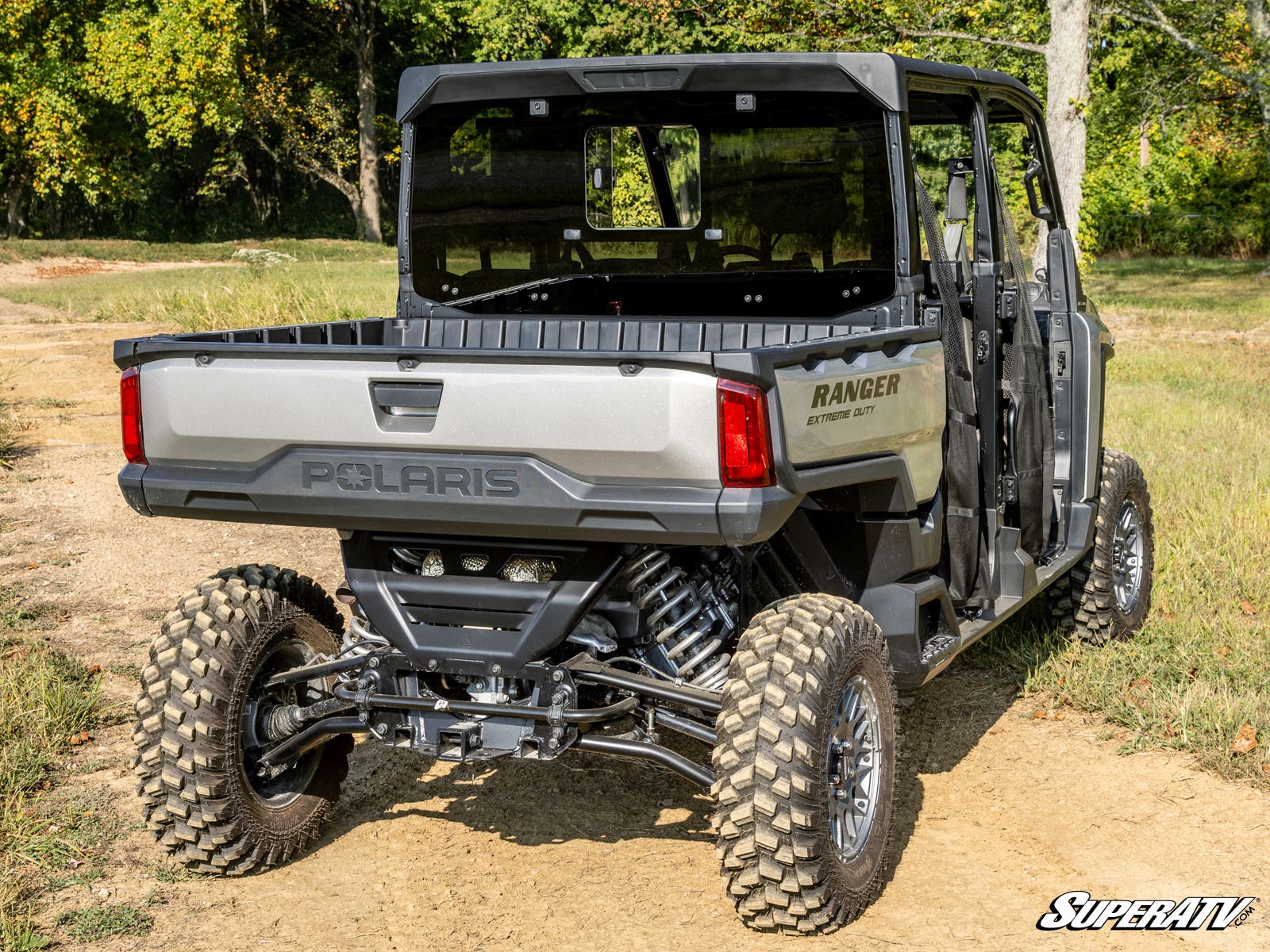 Photo of SuperATV Polaris Ranger XD 1500 Glass Sliding Rear Windshield by SuperATV - Premium for UTVs / Side by Sides