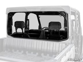 Photo of SuperATV Polaris Ranger XD 1500 Scratch-Resistant Rear Windshield by SuperATV - Premium Windshields for UTVs / Side by Sides