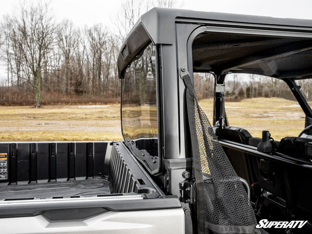 Photo of SuperATV Polaris Ranger XD 1500 Scratch-Resistant Rear Windshield by SuperATV - Premium Windshields for UTVs / Side by Sides