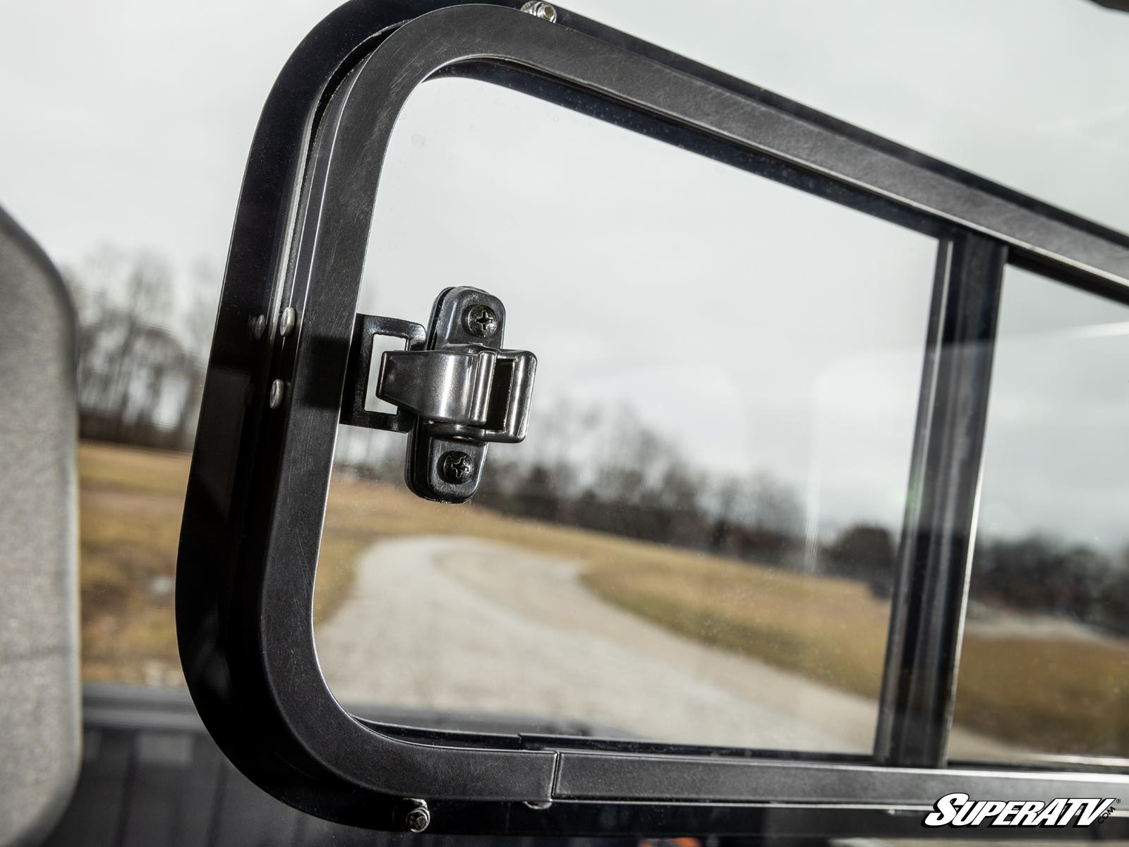 Photo of SuperATV Polaris Ranger XD 1500 Sliding Rear Windshield by SuperATV - Premium Windshields for UTVs / Side by Sides