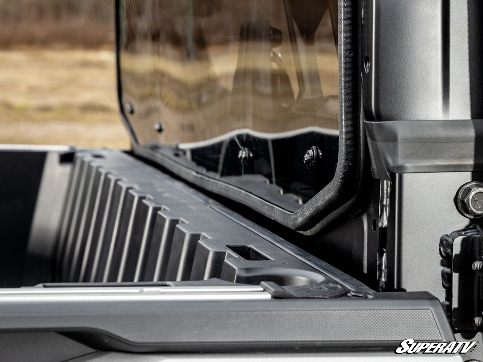 Photo of SuperATV Polaris Ranger XD 1500 Sliding Rear Windshield by SuperATV - Premium Windshields for UTVs / Side by Sides