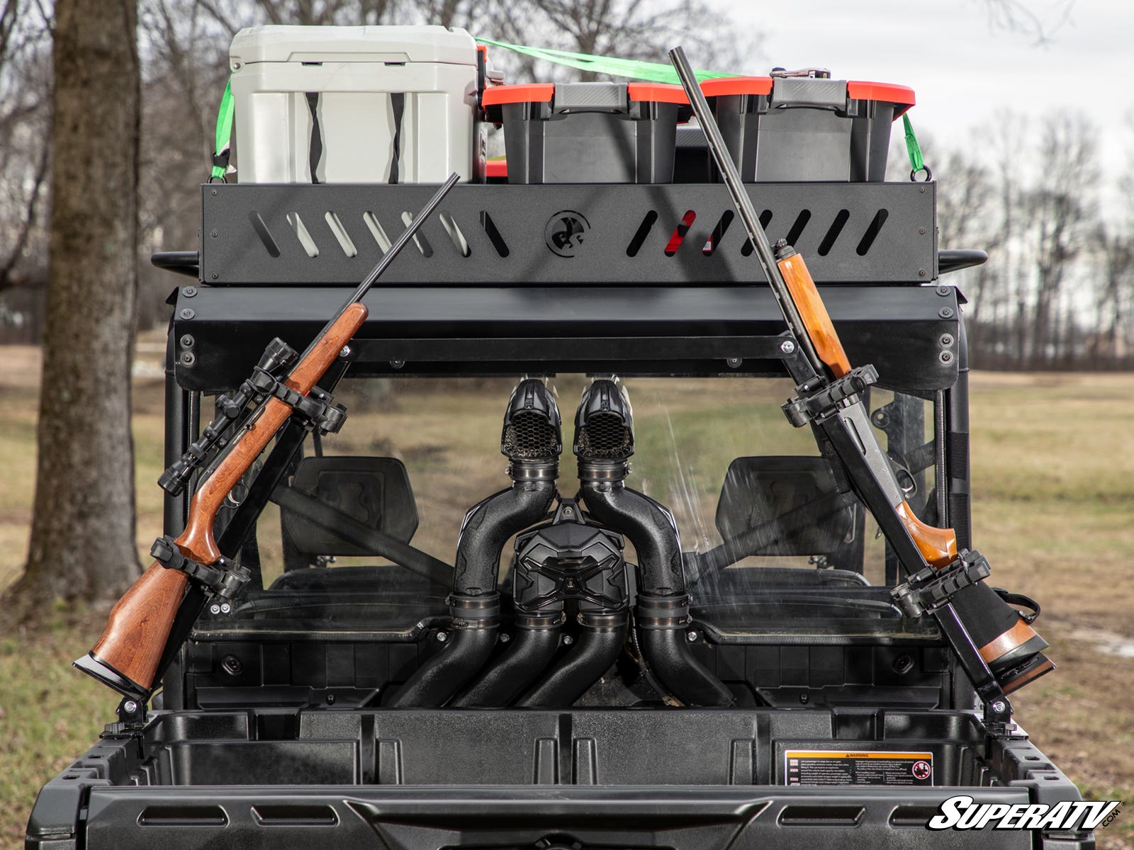 Photo of SuperATV Can-Am Defender In-Bed Gun Rack by SuperATV - Premium Storage for UTVs / Side by Sides
