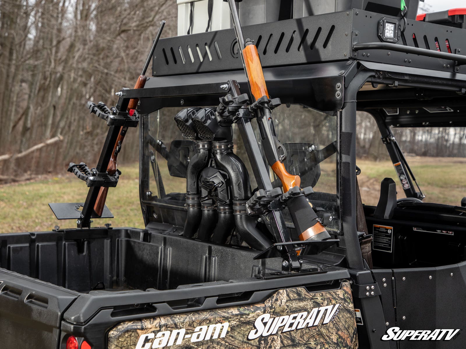 Photo of SuperATV Can-Am Defender In-Bed Gun Rack by SuperATV - Premium Storage for UTVs / Side by Sides
