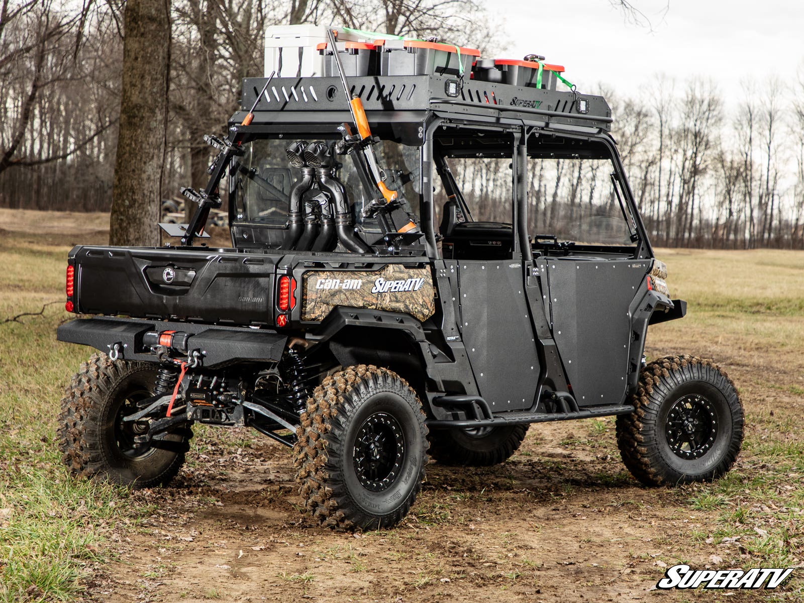 Photo of SuperATV Can-Am Defender In-Bed Gun Rack by SuperATV - Premium Storage for UTVs / Side by Sides