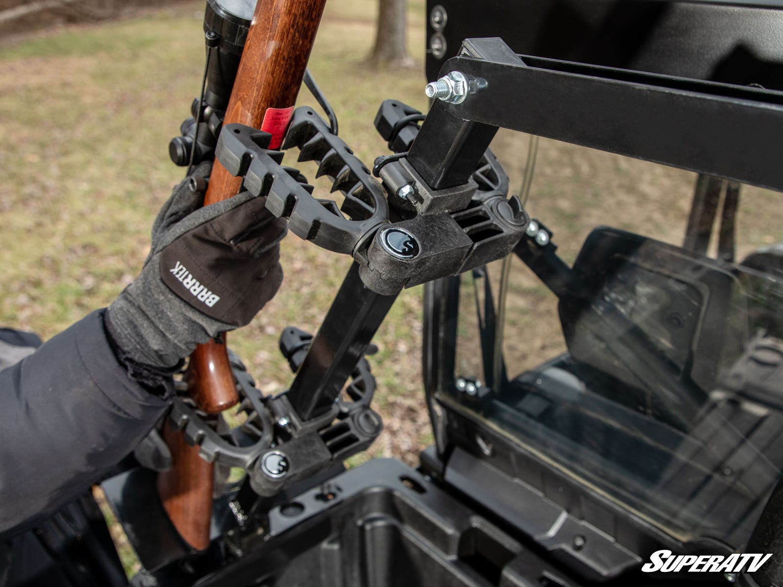 Photo of SuperATV Can-Am Defender In-Bed Gun Rack by SuperATV - Premium Storage for UTVs / Side by Sides