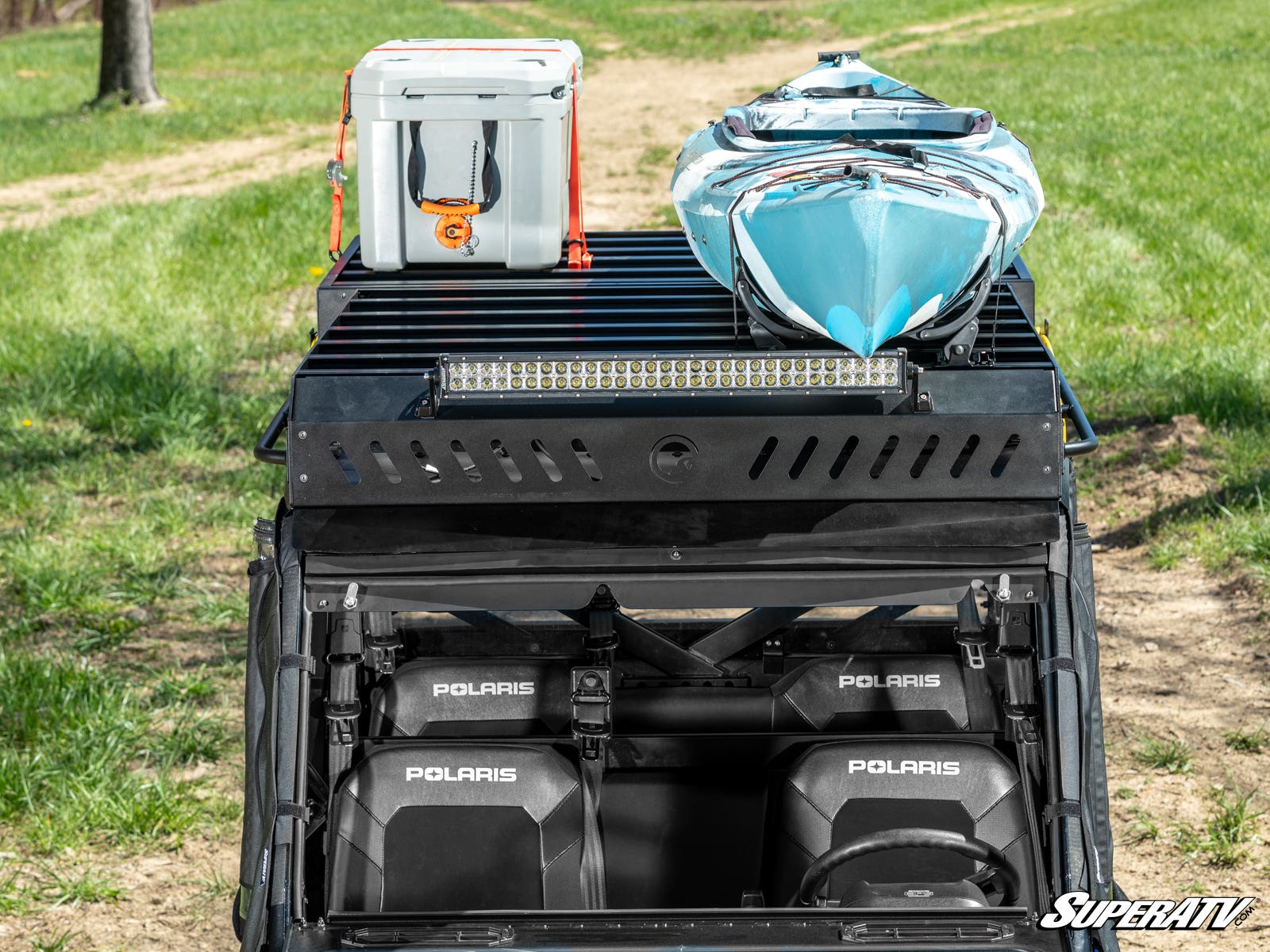 Photo of SuperATV Polaris Ranger XP 570 Crew Outfitter Roof Rack by SuperATV - Premium Storage for UTVs / Side by Sides