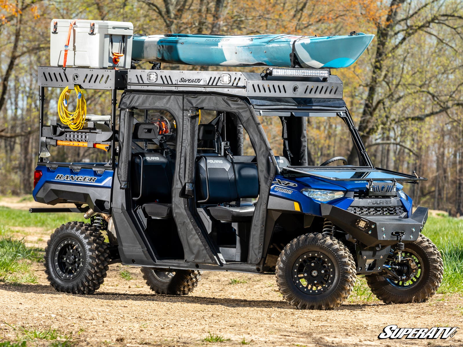 Photo of SuperATV Polaris Ranger XP 900 Crew Outfitter Roof Rack by SuperATV - Premium Storage for UTVs / Side by Sides