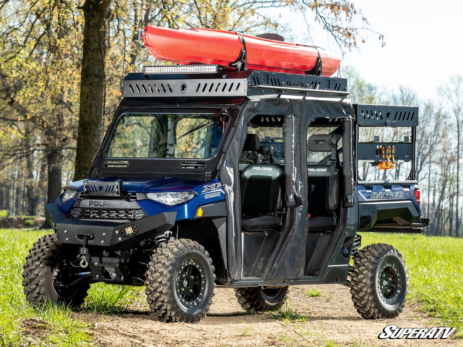 Photo of SuperATV Polaris Ranger XP 570 Crew Outfitter Roof Rack by SuperATV - Premium Storage for UTVs / Side by Sides