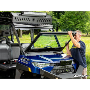 Polaris Ranger XP 900 Flip Down Glass Windshield