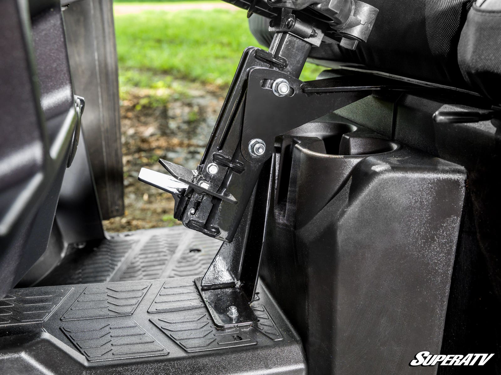 Photo of SuperATV Polaris Ranger XP 1000 Floor-Mounted Gun Holder by SuperATV - Premium Storage for UTVs / Side by Sides