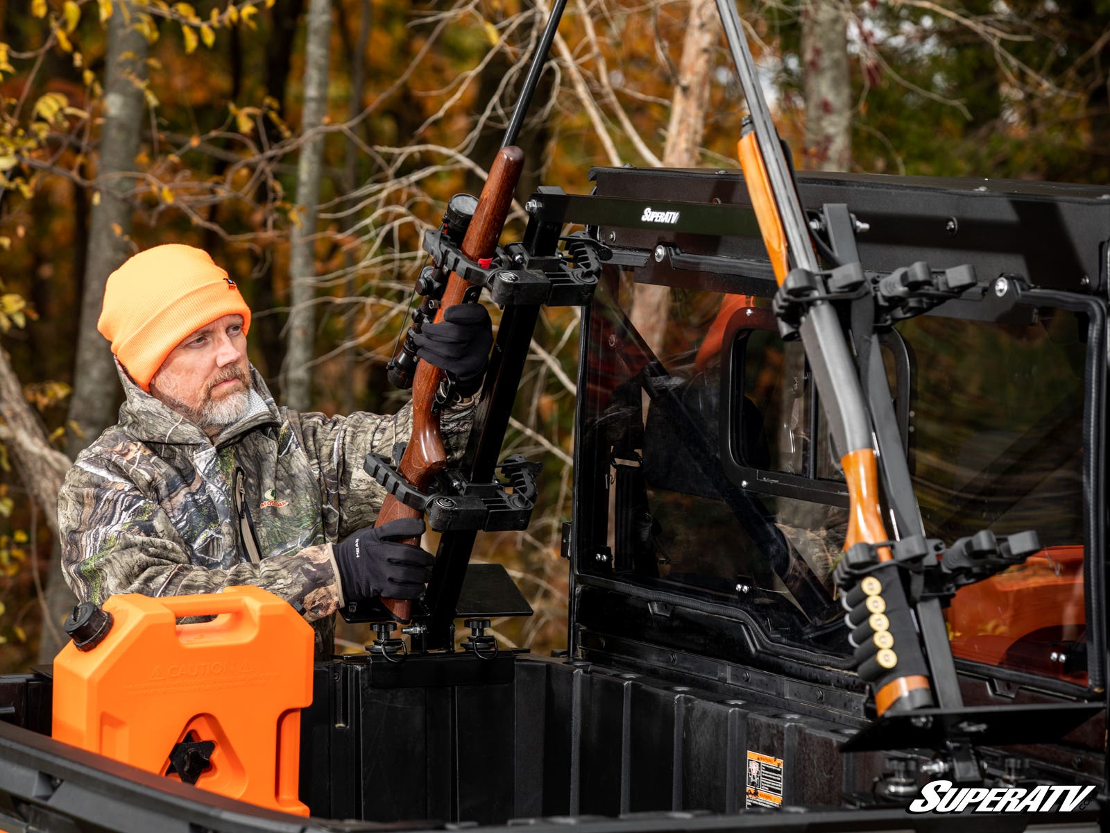 Photo of SuperATV Polaris Ranger In-Bed Gun Rack by SuperATV - Premium Storage for UTVs / Side by Sides