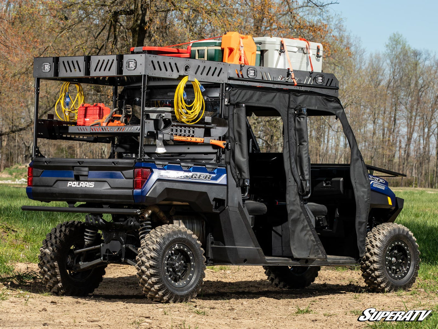 Photo of SuperATV Polaris Ranger XP 900 Outfitter Bed Rack by SuperATV - Premium Storage for UTVs / Side by Sides