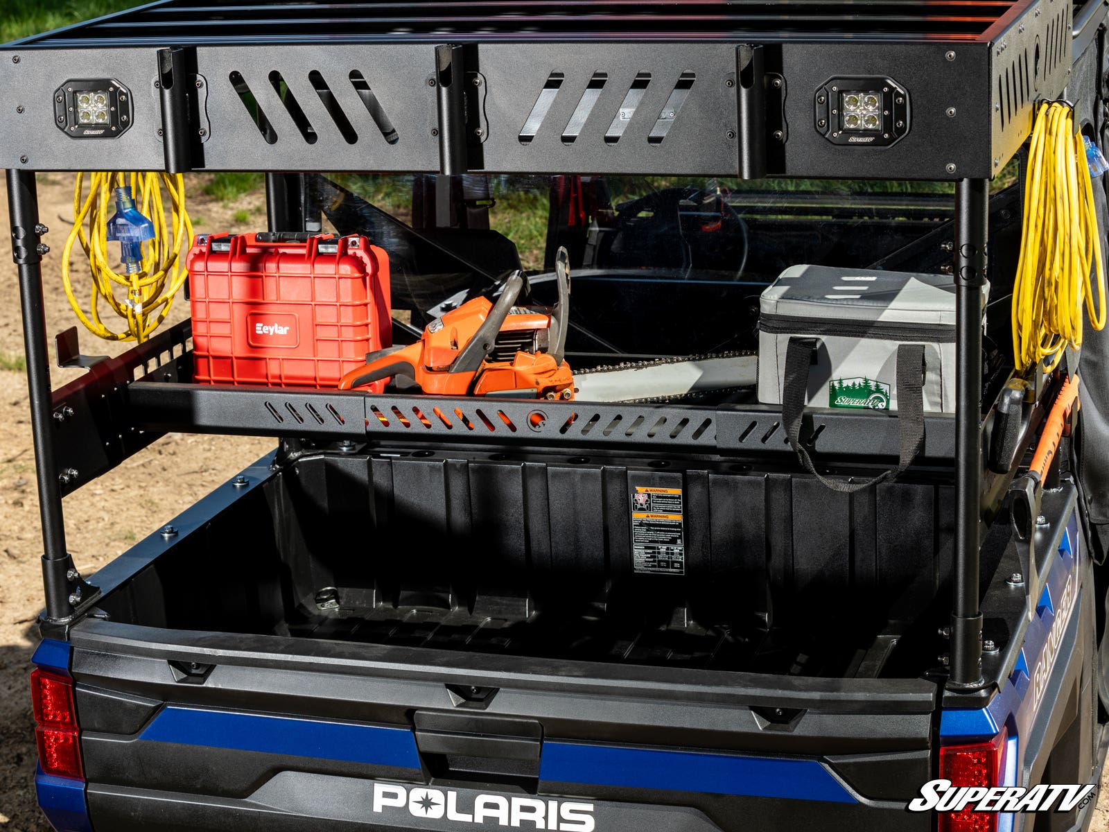 Photo of SuperATV Polaris Ranger 1000 Outfitter Bed Rack by SuperATV - Premium Storage for UTVs / Side by Sides