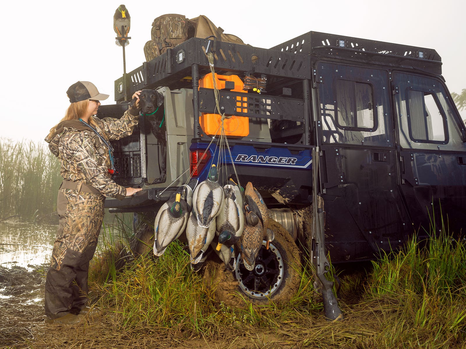Photo of SuperATV Polaris Ranger 1000 Outfitter Bed Rack by SuperATV - Premium Storage for UTVs / Side by Sides