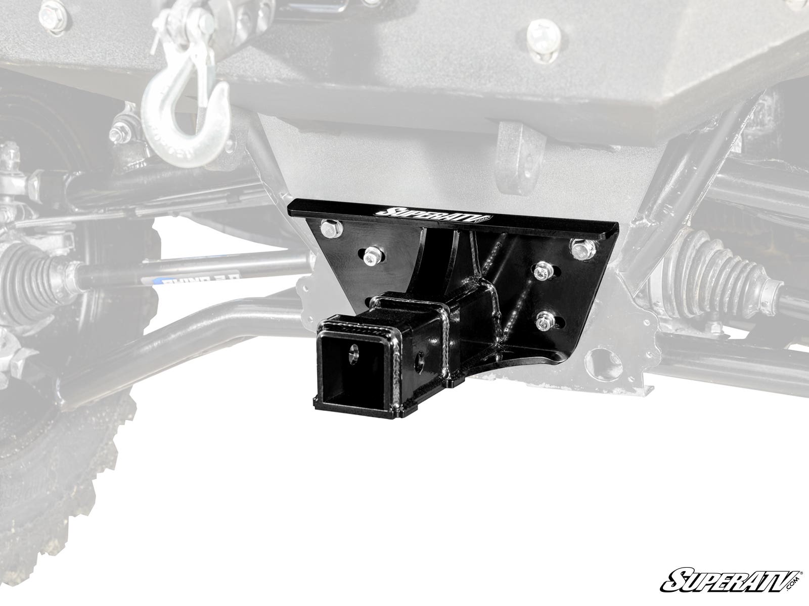 Photo of SuperATV Polaris Ranger XP 1000 Front 2" Receiver Hitch by SuperATV - Premium Receivers & Hitches for UTVs / Side by Sides