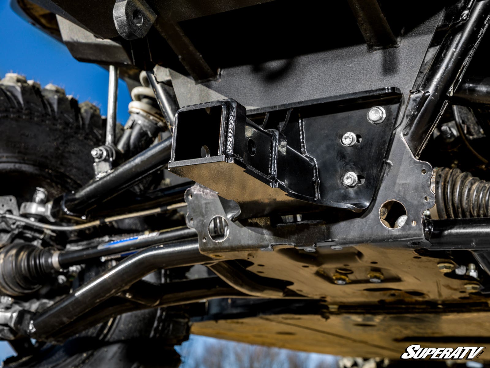 Photo of SuperATV Polaris Ranger XP Kinetic Front 2" Receiver Hitch by SuperATV - Premium for UTVs / Side by Sides