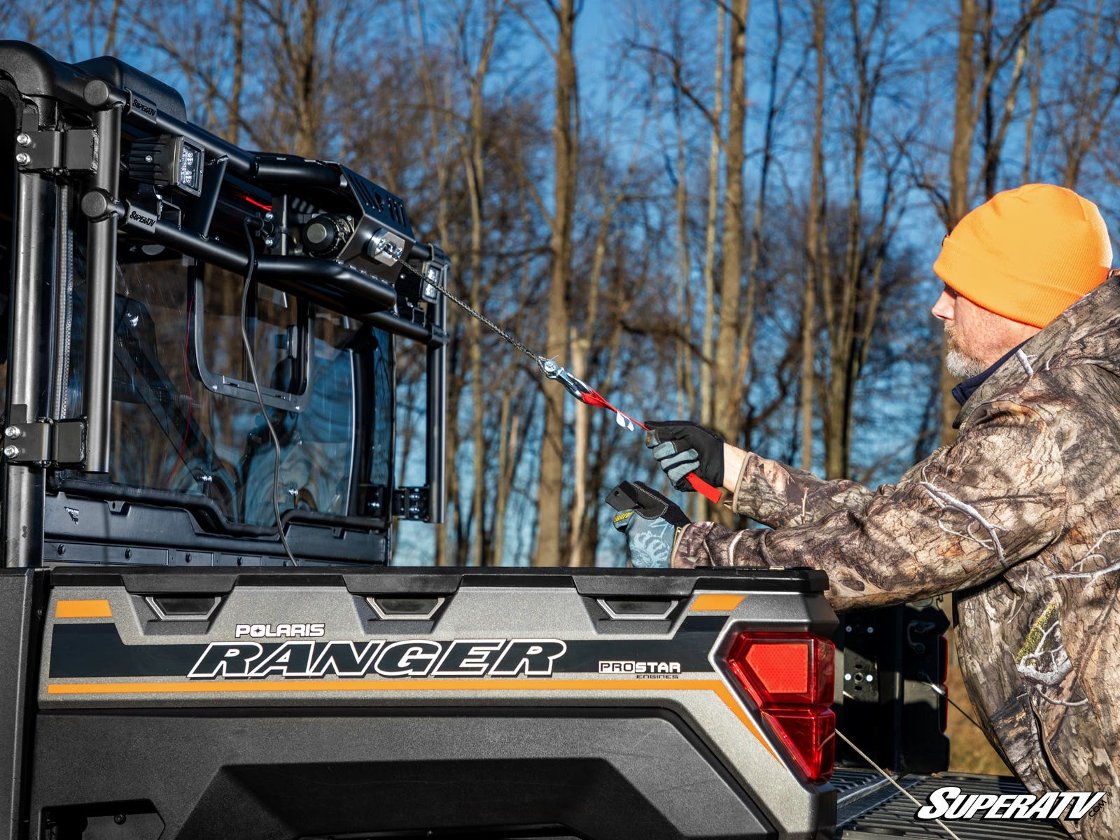 Photo of SuperATV Polaris Ranger XP 1000 Game Loader Rack by SuperATV - Premium Winches & Winch Mounts for UTVs / Side by Sides
