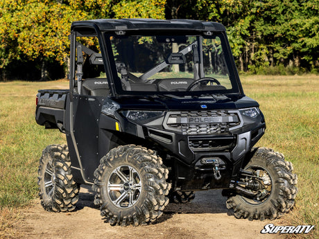 Photo of SuperATV Bobcat UV34 MaxDrive Power Flip Glass Windshield by SuperATV - Premium Windshields for UTVs / Side by Sides