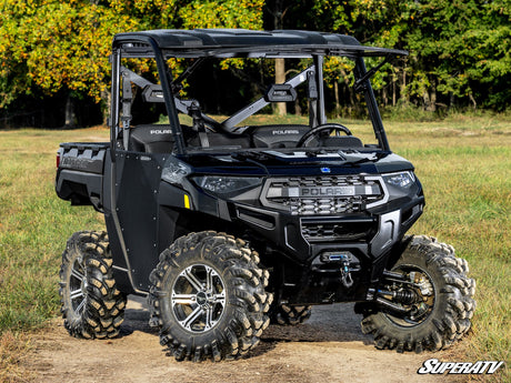 Photo of SuperATV Bobcat UV34 MaxDrive Power Flip Glass Windshield by SuperATV - Premium Windshields for UTVs / Side by Sides