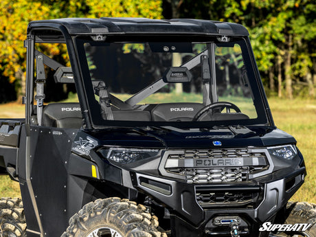 Photo of SuperATV Bobcat UV34 MaxDrive Power Flip Glass Windshield by SuperATV - Premium Windshields for UTVs / Side by Sides