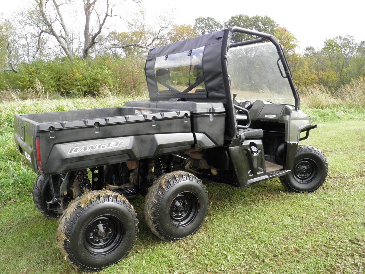 Photo of Polaris Ranger 2-Passenger 500/700 (2002-2008) - Soft Back Panel by 3 Star UTV - Premium Enclosures for UTVs / Side by Sides
