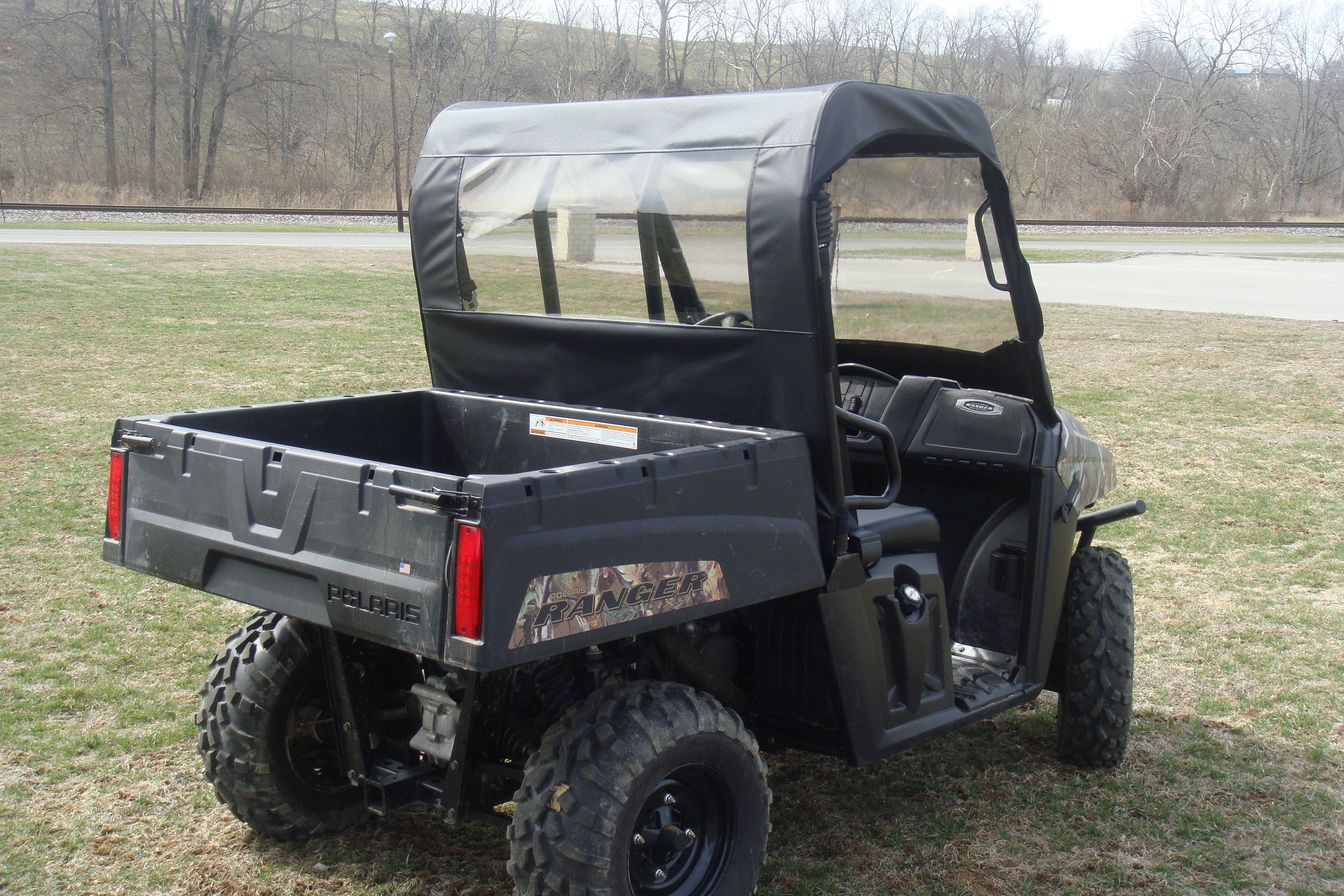 Photo of Polaris Mid-Size Ranger 2-Passenger (2009-2014) - Vinyl Windshield/Top/Rear Combo by 3 Star UTV - Premium Enclosures for UTVs / Side by Sides