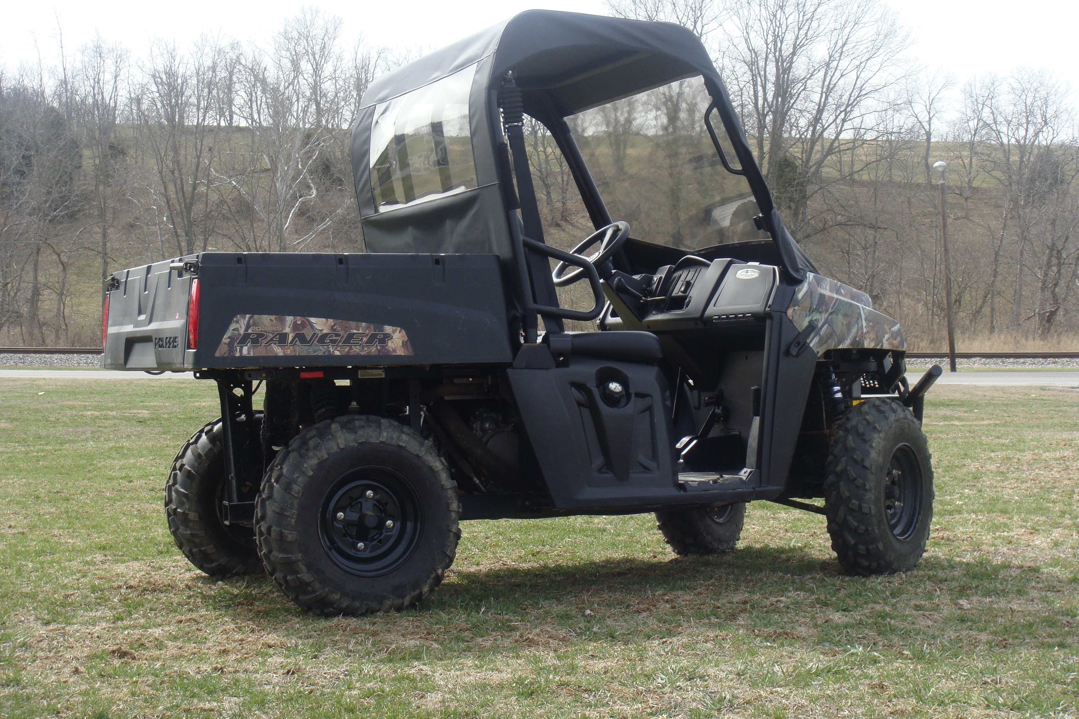 Photo of Polaris Mid-Size Ranger 2-Passenger (2009-2014) - Vinyl Windshield/Top/Rear Combo by 3 Star UTV - Premium Enclosures for UTVs / Side by Sides