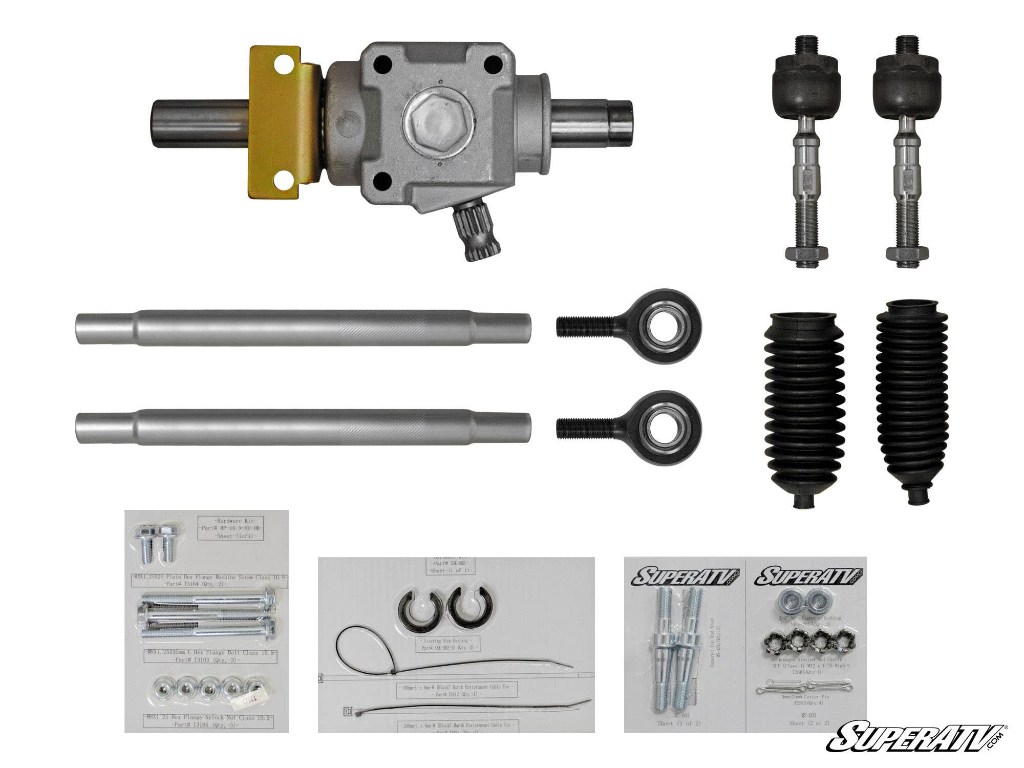 Photo of SuperATV Polaris Ranger 400 RackBoss Heavy Duty Rack & Pinion by SuperATV - Premium Steering Racks for UTVs / Side by Sides