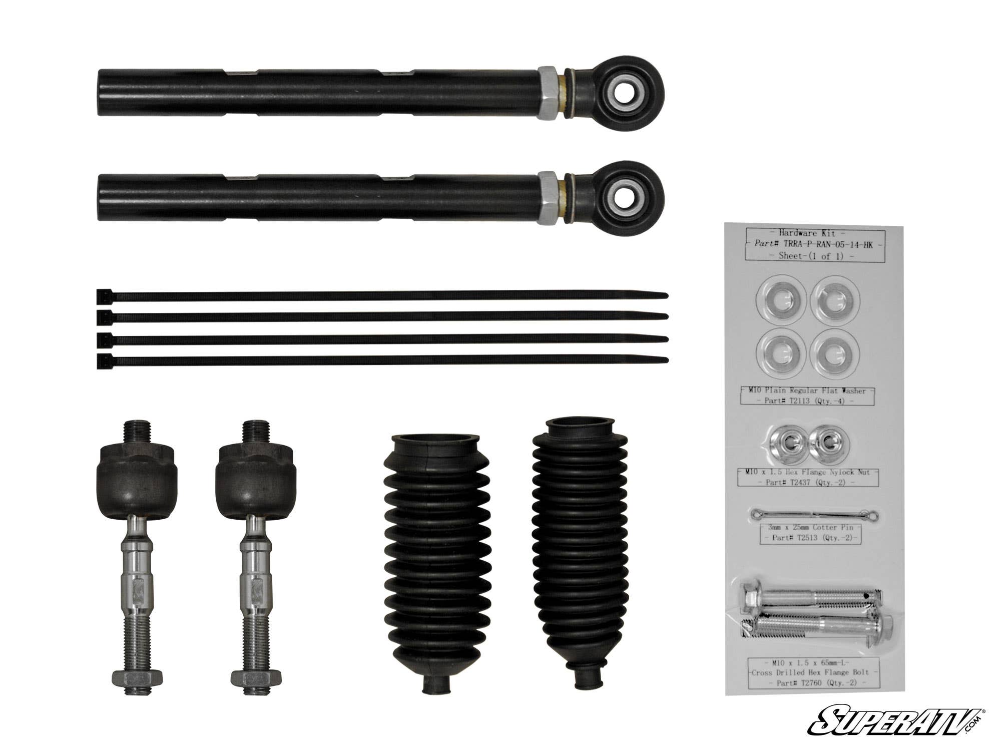 Photo of SuperATV Polaris Ranger 500 (2005-2009) Heavy Duty Tie Rod Kit by SuperATV - Premium Tie Rods for UTVs / Side by Sides